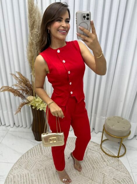 Conjunto Bruna Vermelho